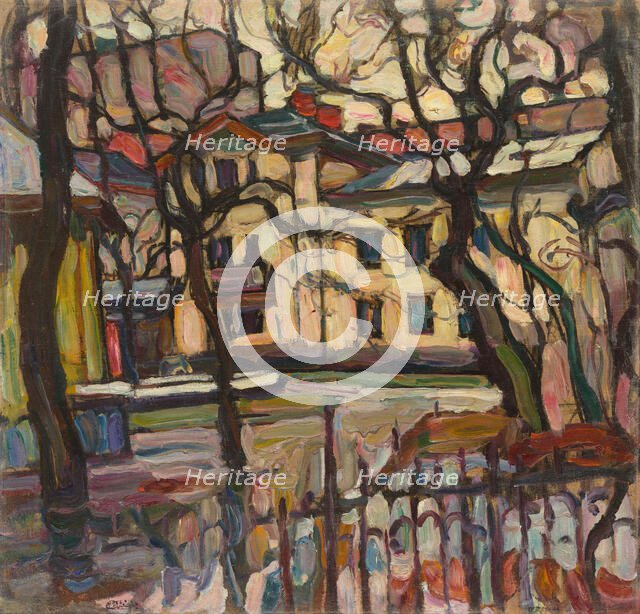 Outskirts of Moscow, c1916. Creator: Manievich (Manevich), Abraham (Abram) (1883-1942).