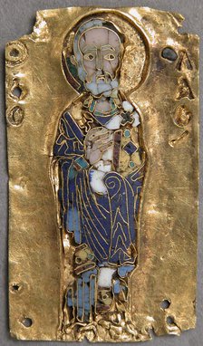Medallion of St. Nicholas, Byzantine, 11th century. Creator: Unknown.