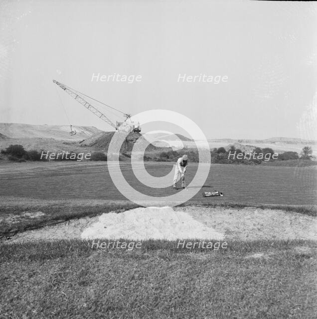 Whitley Bay Golf Course, Whitley Bay, North Tyneside, 23/04/1953. Creator: John Laing plc.