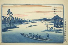 Late Spring at Massaki (Massaki boshun no kei), from the series "Famous Views of the..., c. 1831. Creator: Ando Hiroshige.