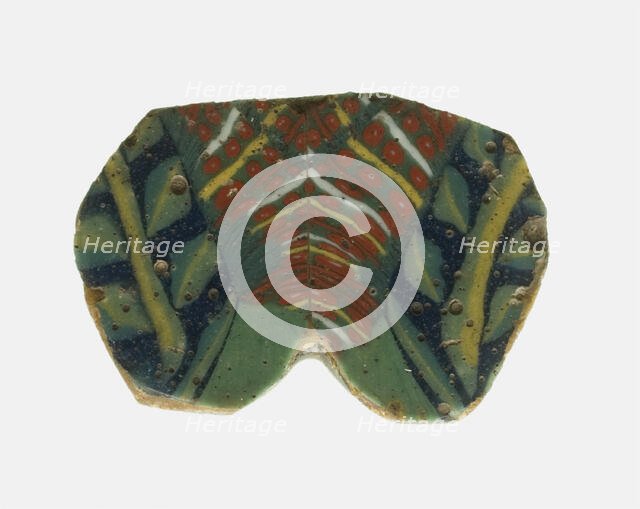 Fragment of an Inlay Depicting a Fish, Roman Empire, Ptolemaic Period-Roman Period, (1st cent... Creator: Unknown.
