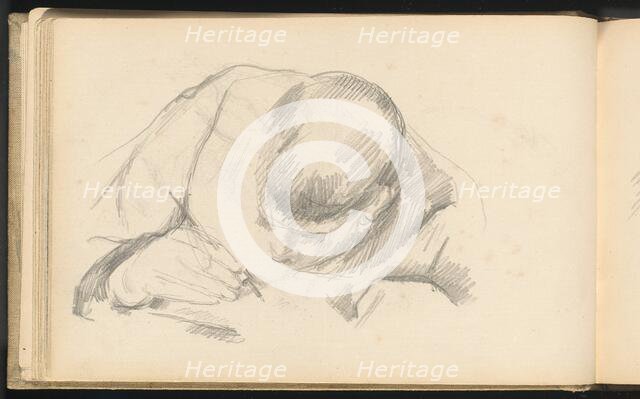 The Artist's Son Writing, c. 1887. Creator: Paul Cezanne.