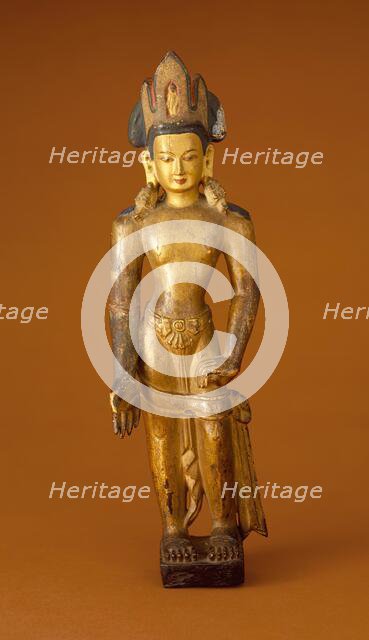 Phagpa Lokeshvara (Copy of the original in the Potala, Lhasa, Tibet), 13th-14th century. Creator: Unknown.