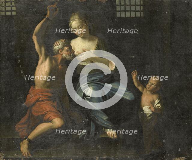 Cimon and Pero (Roman Charity), 1670-1750. Creator: Unknown.