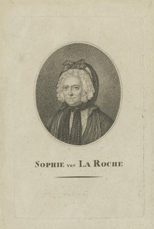 Sophie von La Roche, née Gutermann von Gutershofen (1730-1807) , c. 1800. Creator: Anonymous.