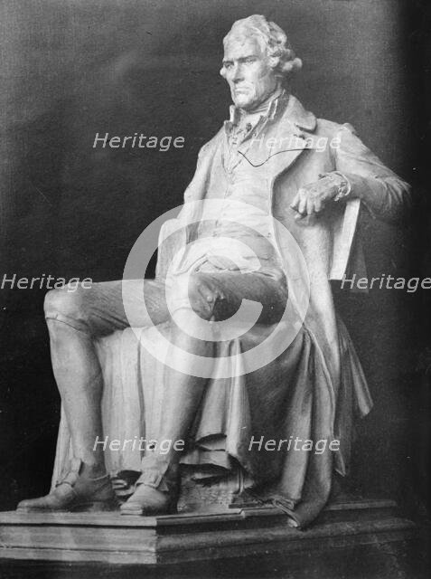 Jefferson Statue, St. Louis, Mo., between c1910 and c1915. Creators: Bain News Service, George Graham Bain.