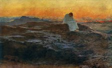'Christ in the Wilderness', 1898, (1912).Artist: Briton Riviere
