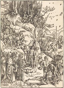 The Martyrdom of the Ten Thousand, c. 1496/1497. Creator: Albrecht Durer.