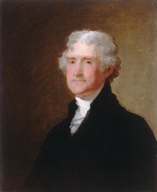 Thomas Jefferson, c. 1821. Creator: Gilbert Stuart.