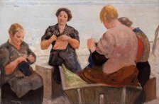 By the Shore, c1938. Creator: James Alexander Hay Hector.