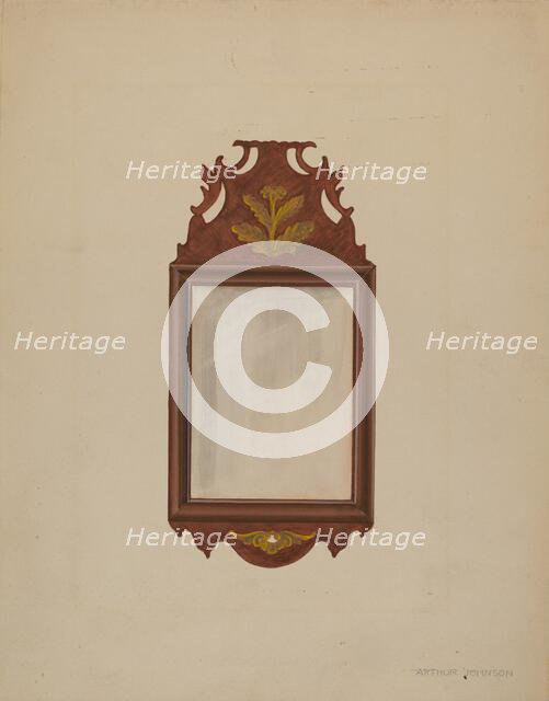 Mirror, c. 1936. Creator: Arthur Johnson.