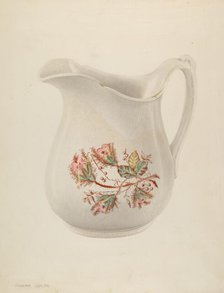 Pitcher, c. 1939. Creator: Roberta Spicer.