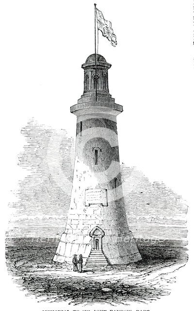 Memorial to Sir John Barrow, Bart., 1850. Creator: Unknown.