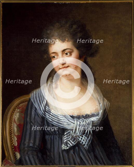 Portrait of Marie Bureau, wife of Claude-Nicolas Ledoux, between 1748 and 1792. Creator: Unknown.