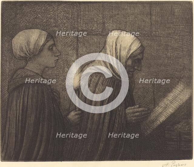 The Manger (La creche). Creator: Alphonse Legros.