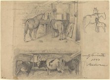 The Barn, 1883. Creator: Lovis Corinth.