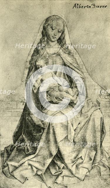 'Madonna with Christ-Child Blessing', 1440-1450, (1943). Creator: Unknown.