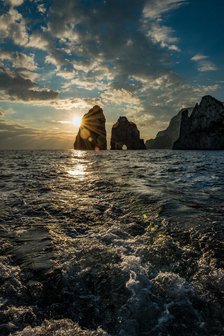 Faraglioni Rock Sunset. Creator: Viet Chu.