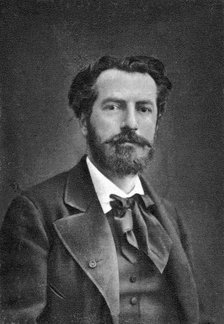 Frederic Bartholdi, French sculptor, 1880. Artist: Unknown