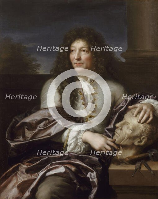 Portrait of the sculptor François Girardon (1628-1715), 1683. Creator: Revel, Gabriel (1643-1712).