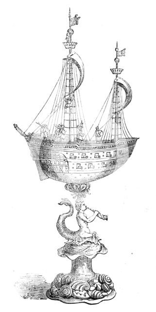 The Loan Collection, South-Kensington: Silver-gilt nef, 1862. Creator: Unknown.