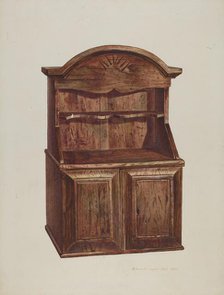 Childs's Dresser, 1935/1942. Creator: Edward L Loper.