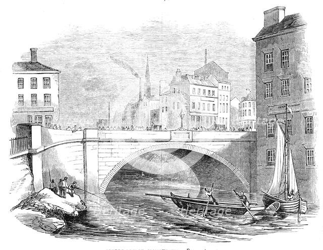 Albert Bridge, Manchester, 1844. Creator: Unknown.
