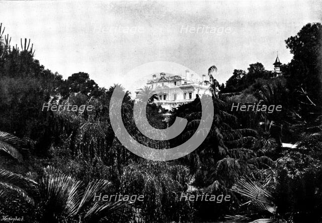 Lord Render's Château Thorenc, at Cannes, where Mr. Gladstone is staying, 1895. Creator: George Meisenbach.