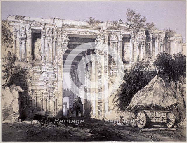 Gateway at Seringham (sic). Artist: Thomas Colman Dibdin