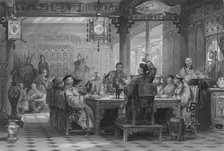 'Dinner Party at a Mandarin's House', 1843. Artist: G Paterson.