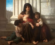 Charity, 1865 (also known as 'The Indigent Family'). Creator: William-Adolphe Bouguereau.