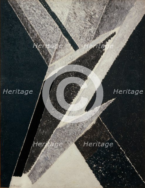 Painterly Composition, 1921. Artist: Drevin, Alexander Davidovich (1889-1938)