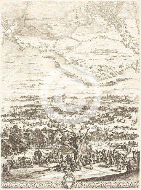 The Siege of Breda [plate 5 of 6], 1627/1628. Creator: Jacques Callot.
