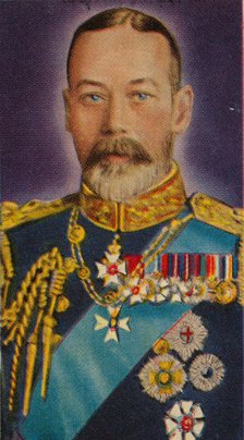 King George V in the uniform of Admiral of the Fleet, 1935. Artist: Unknown.