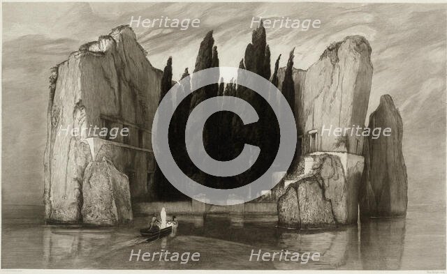 The Isle of the Dead, 1890. Creator: Max Klinger.