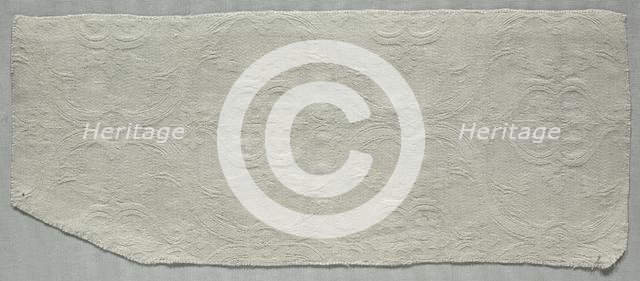 Textile Fragment, 1800s. Creator: Unknown.