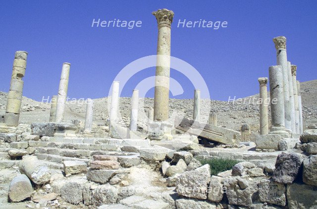 Ruins of the ancient city of Pella, Jordan. 