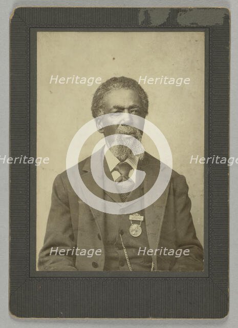 Cabinet card portrait of Thomas Mundy Peterson, 1884. Creator: William R. Tobias.