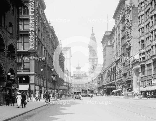 Market Street, west from Eleventh, Philadelphia, Pa., c.between 1910 and 1920. Creator: Unknown.