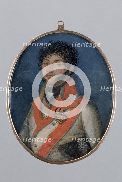 Portrait of Fyodor Petrovich Uvarov (1773-1824), 1803. Artist: Zatsepin, Mikhail Mikhailovich (1786-after 1847)