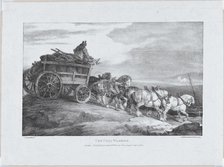 The Coal Waggon [sic.], 1821. Creator: Theodore Gericault.