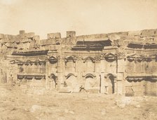 Intérieur de l'enceinte du Temple de Baalbek (Héliopolis), September 15, 1850. Creator: Maxime du Camp.