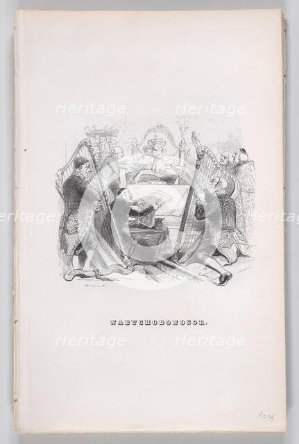 Nebuchadnezzar from The Complete Works of Béranger, 1836. Creator: John Thompson.