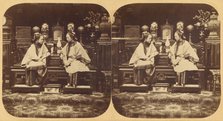 Canton. Portraits of Two Chinese Beauties, Wives of a Mandarin of the First Class or Blue...1858-59. Creators: Pierre Joseph Rossier, Negretti and Zambra.