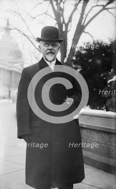 R. Bartholdt, of Missouri, standing near Capitol, Washington, DC, 1919. Creator: Bain News Service.