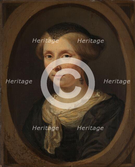 Portrait of Margaretha Verkolje, Wife of Reinier Couturier, 1682. Creator: Jan Verkolje.