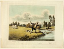 Delights of Fishing, 1823. Creator: Charles Turner.