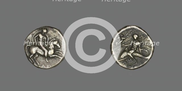 Stater (Coin) Depicting Horseman, 272-235 BCE. Creator: Unknown.