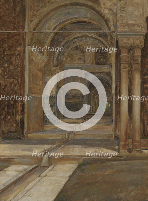 The Alhambra in Granada, 1901. Creator: Emile Vloors.