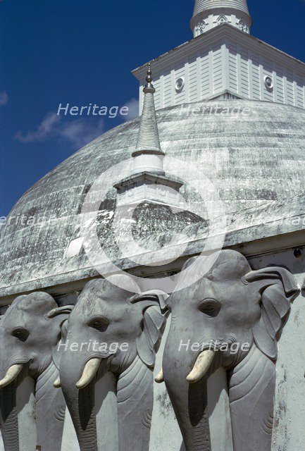 Mirasevti Stupa in Sri Lanka. Artist: Unknown